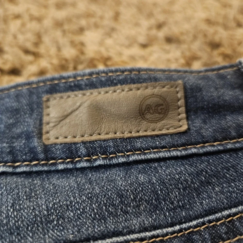 AG Adriano Goldschmied Mari Jeans Womens Size 34 High‎ Rise Slim Straight Blue